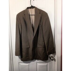 Haggar Blazer Jacket Size 42L Brown